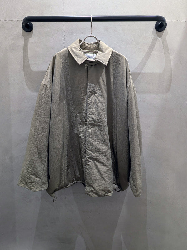 ステンカラーコクーンコート