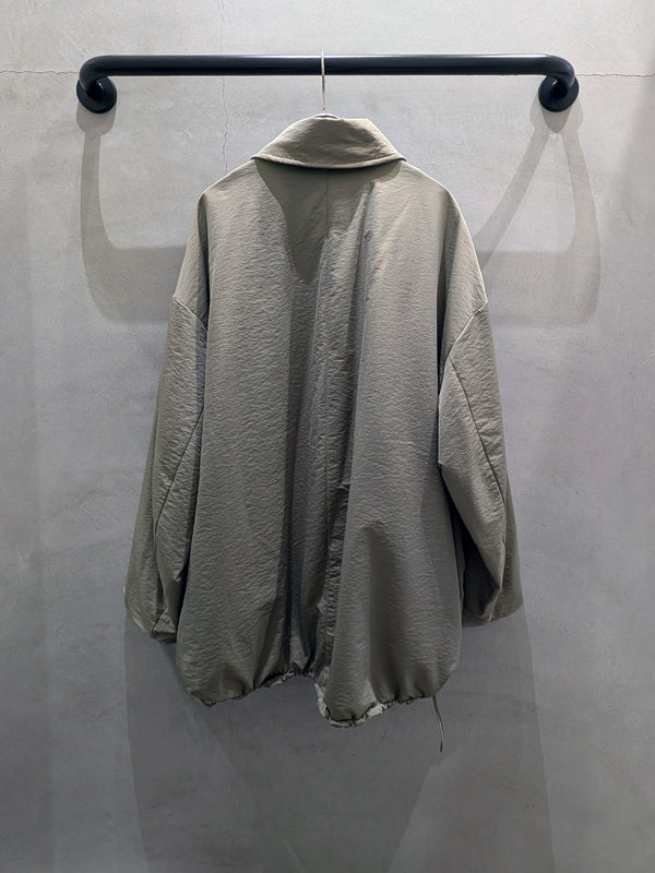 ステンカラーコクーンコート