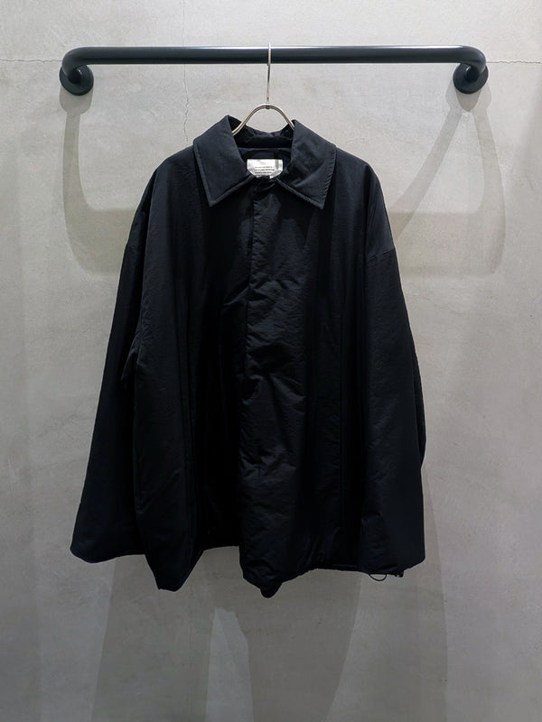 ステンカラーコクーンコート