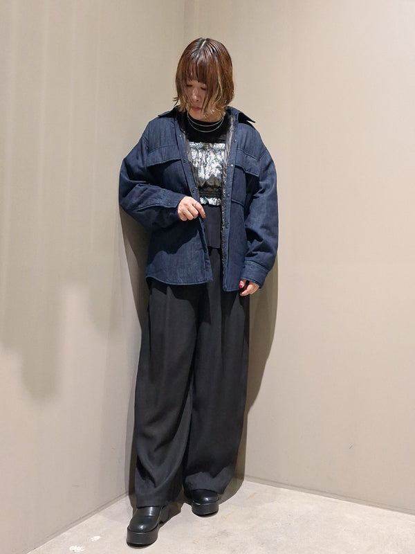 中綿デニムジャケット