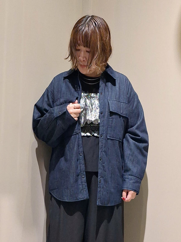 中綿デニムジャケット