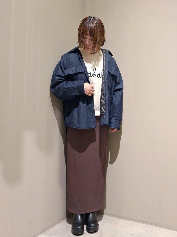 中綿デニムジャケット