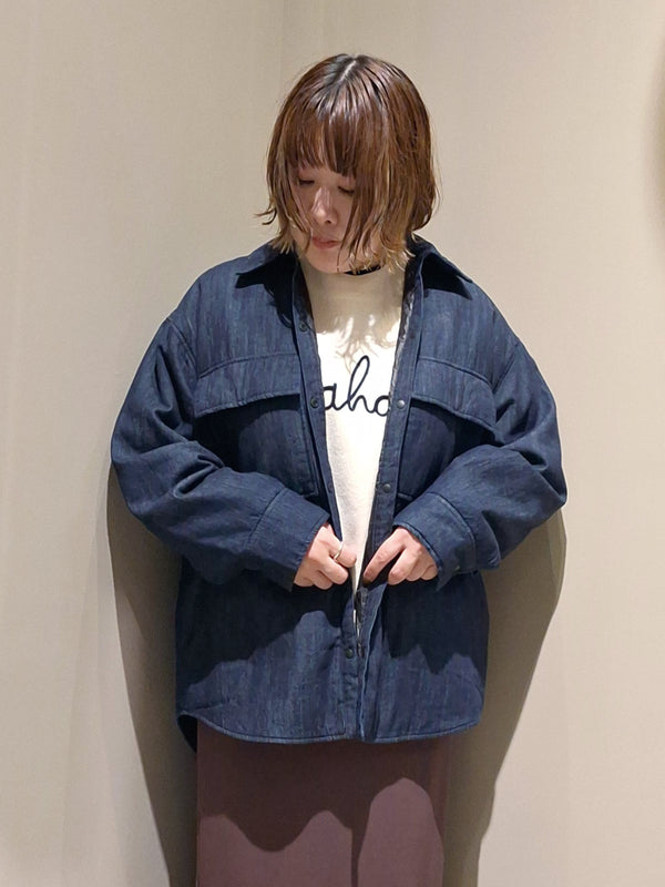 中綿デニムジャケット