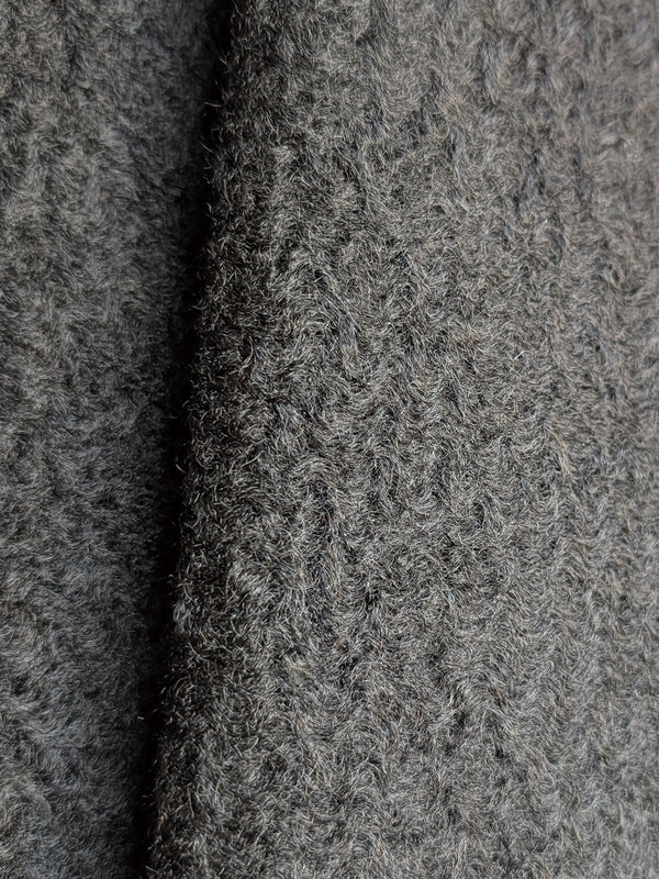 プードルボアノーカラーコート