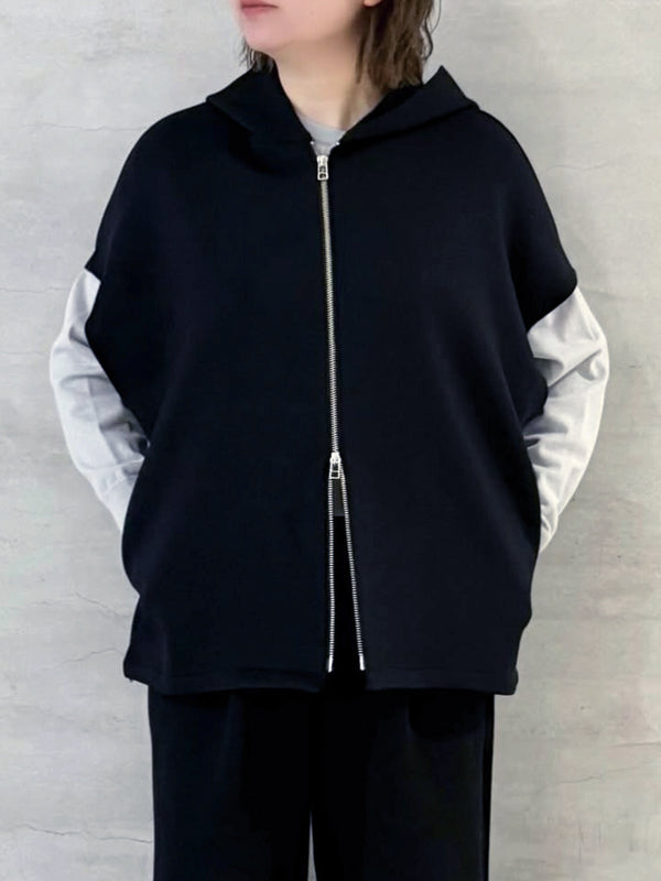 ダンボールニットフーディベスト