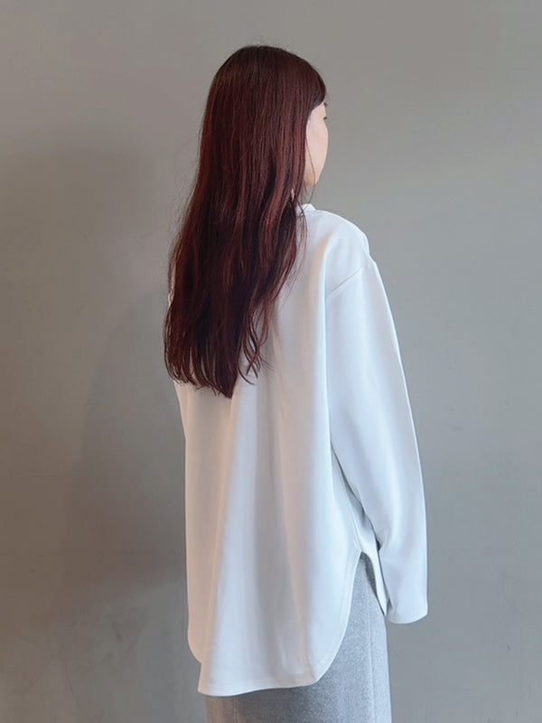 KNIT HOODIE GEORGETTE INNER SET