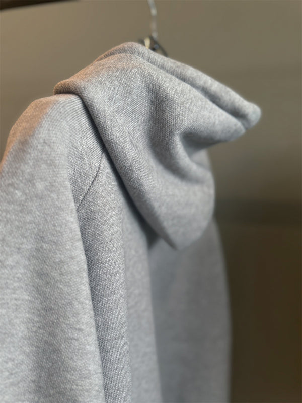 KNIT HOODIE GEORGETTE INNER SET