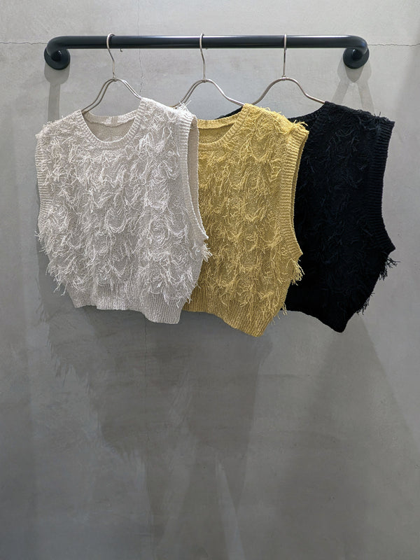 カットジャガードベスト