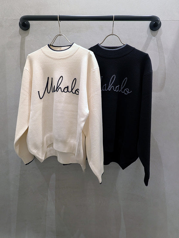 Mahaloロゴニットプルオーバー