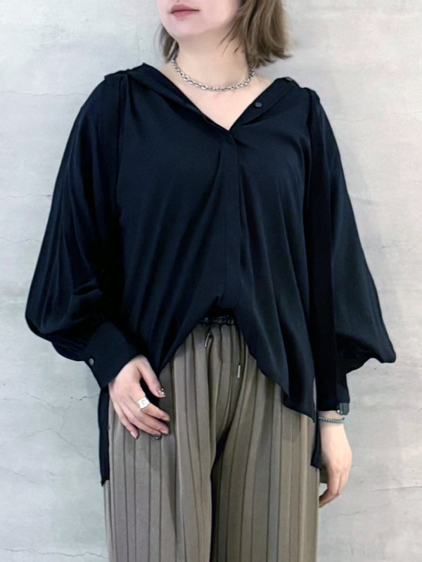 フーディロングスリーブシャツ