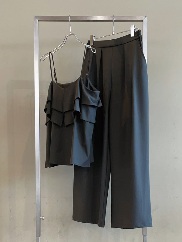 ドライツィルストレッチワイドパンツ