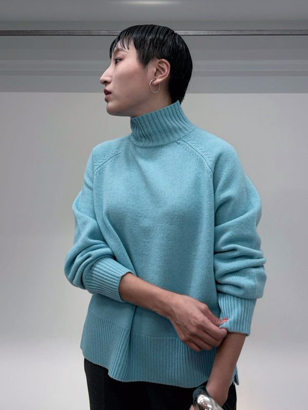 WOOL 100% TURTLE KNIT