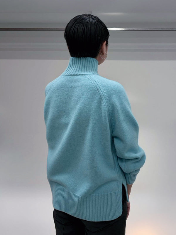 WOOL 100% TURTLE KNIT