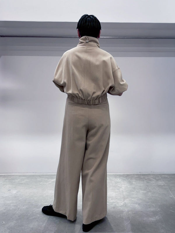 ネックドローコードブルゾン