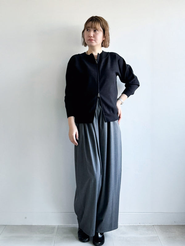 前後着用PORIロゴジップカーデ