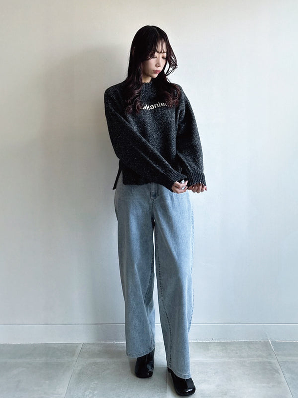 HAKANIEMI刺繍ニット