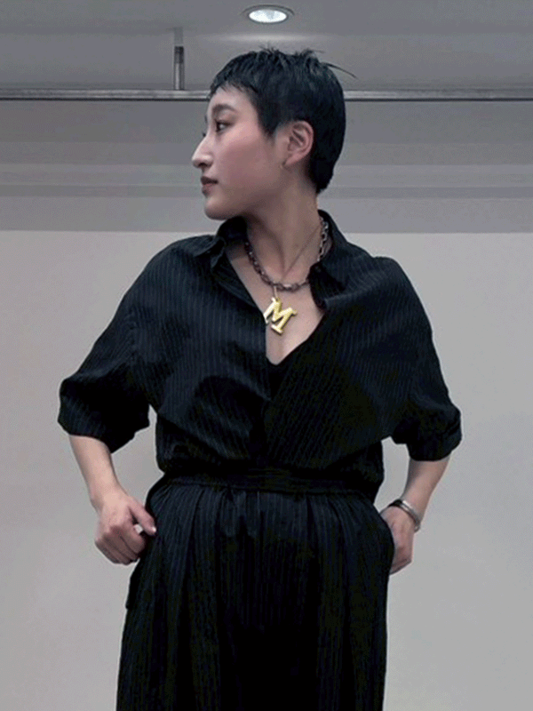 ストライプシャツ