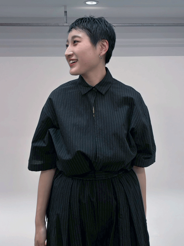 ストライプシャツ