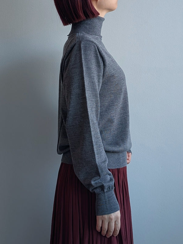 キャッシュウールタートルニット