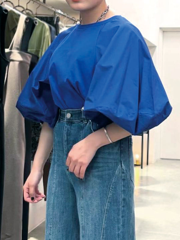 ランタンスリーブTシャツ
