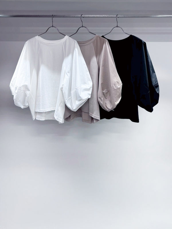 ランタンスリーブTシャツ