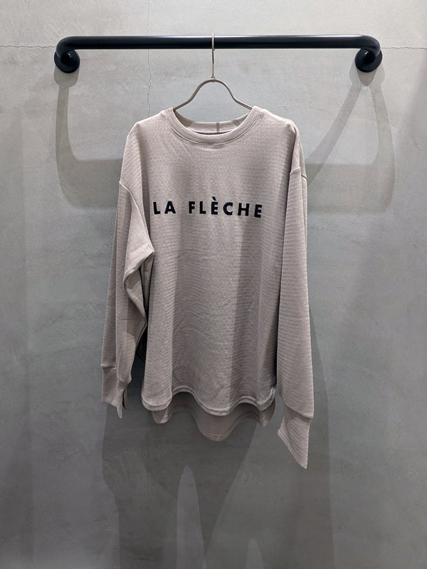 LAFLECHEロゴウェーブニット