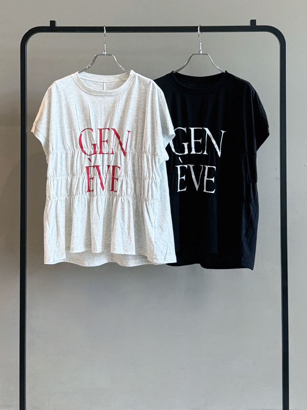 GENEVEシャーリングTシャツ