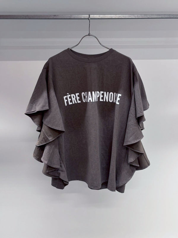 FERECAHMPENOISE袖フレアTシャツ