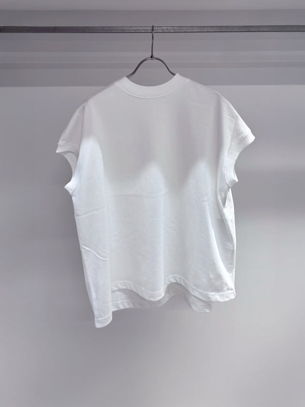 モックネックフレンチTシャツ