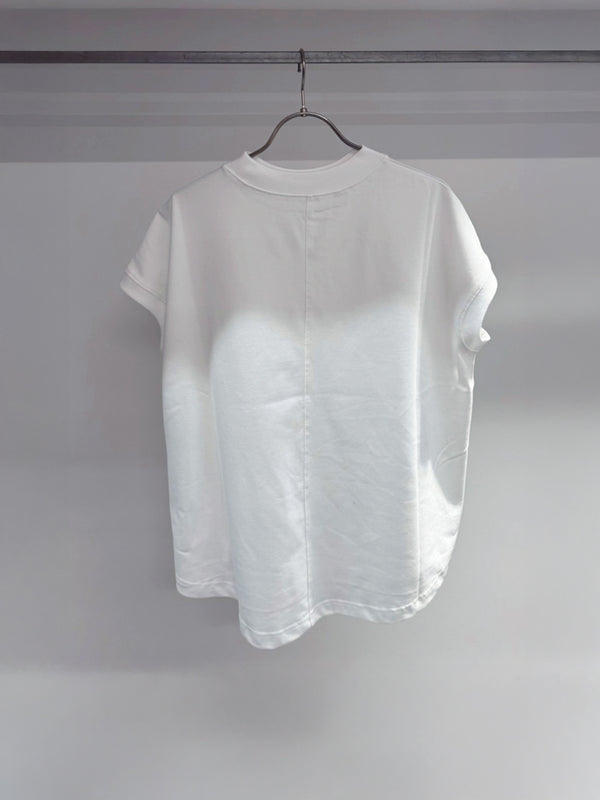 モックネックフレンチTシャツ