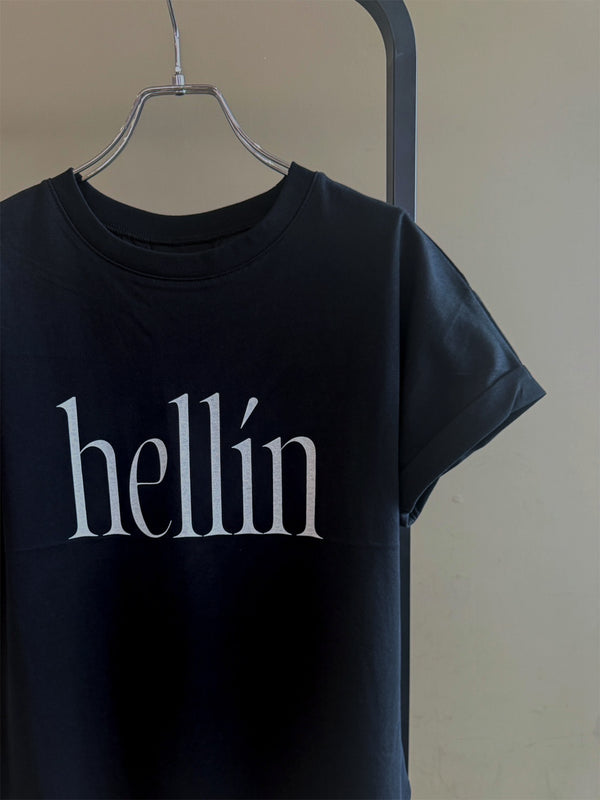 布帛ドッキングhellinロゴＴ