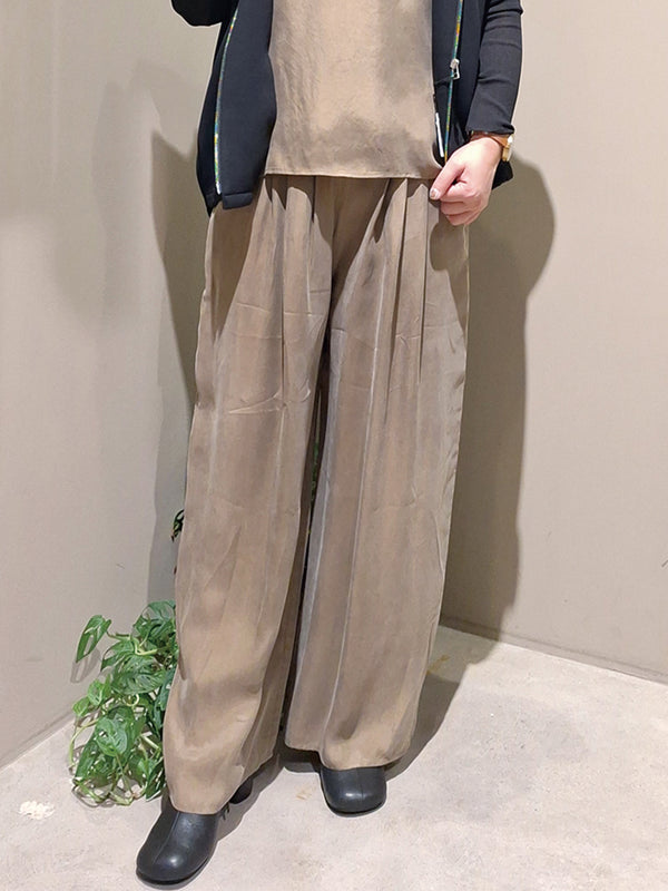 キュプラタックパンツ