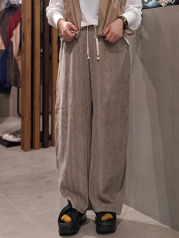 ヘリンボーンカーブパンツ