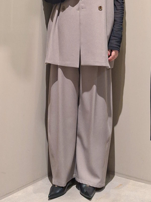ウールライクコクーンパンツ