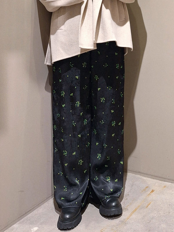 FLOWER PRINT PANTS