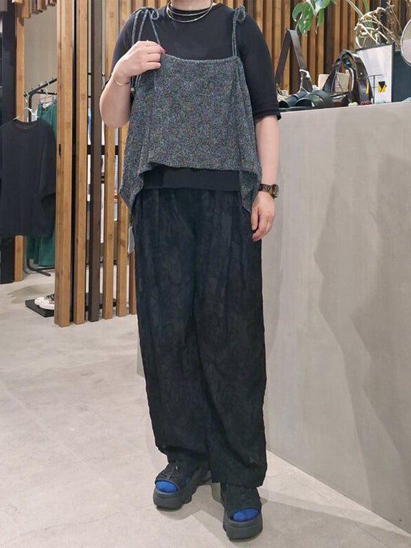 ジャガードタックパンツ