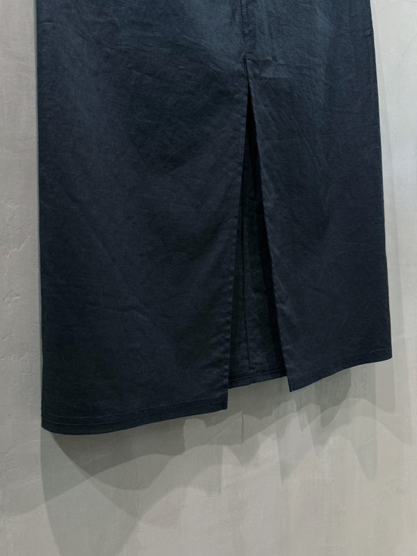 フレンチリネンストレッチタイトスカート