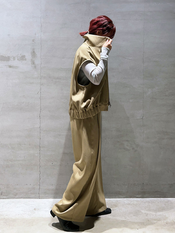 COCOON LIKE WOOL VEST