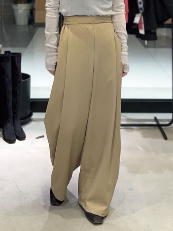 COCOON LIKE WOOL PANTS