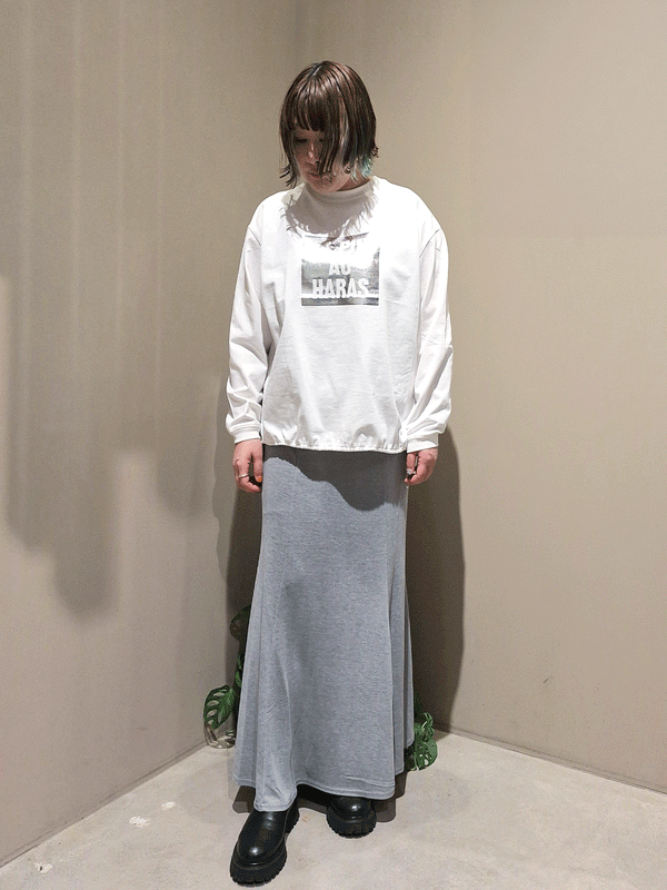 キュプラタッチマーメイドスカート