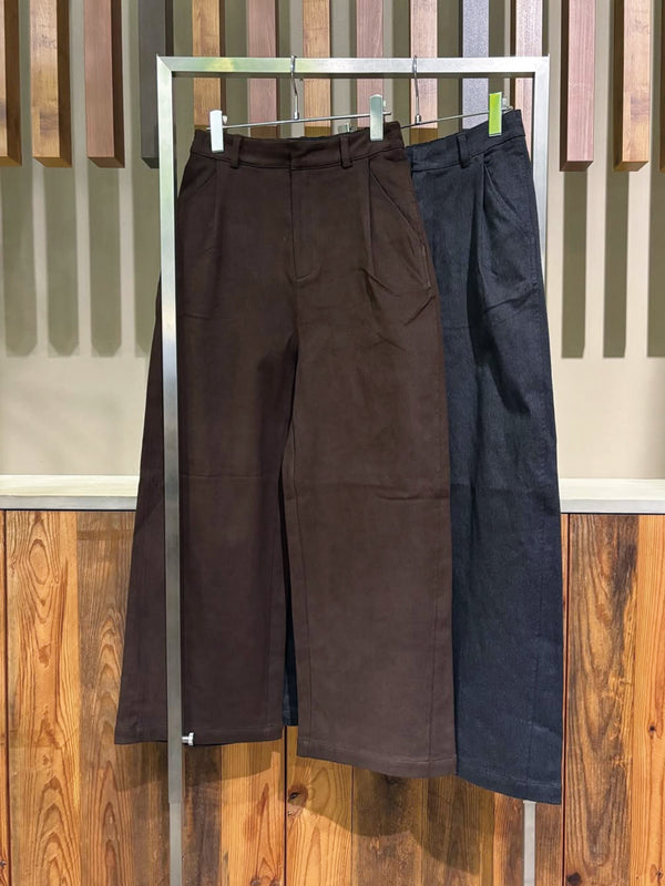 裏起毛イージーコクーンパンツ