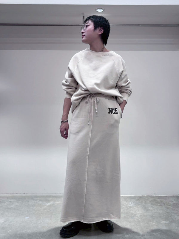 NCEロゴ裏起毛スカート