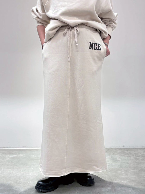 NCEロゴ裏起毛スカート