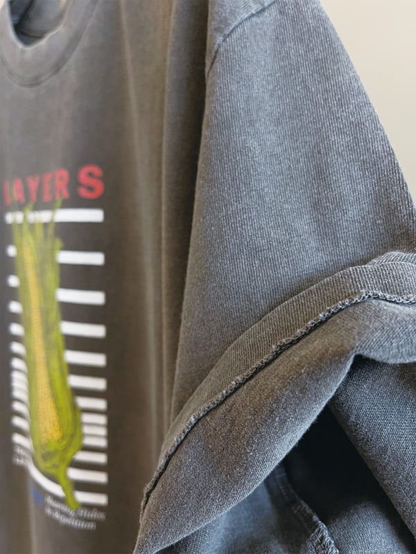 17/-ROUND SHAPE DYED TEE "LAYERS"