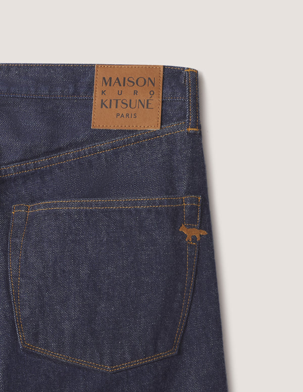 MAISON KITSUNÉ X KURO SELVEDGE DENIM PANTS