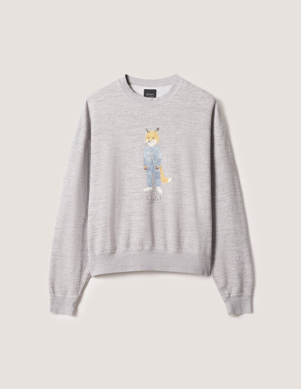 MAISON KITSUNÉ X KURO THE CRAFTED FOX SWEATSHIRT