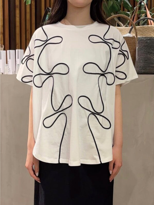 cord embroidery Tee