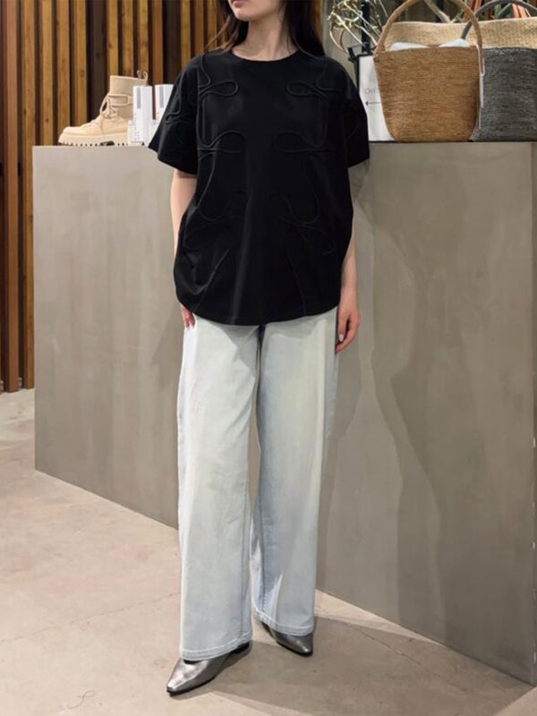 cord embroidery Tee
