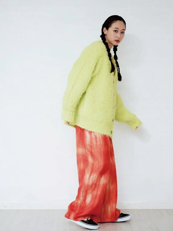 SHAGGY KNIT CARDIGAN