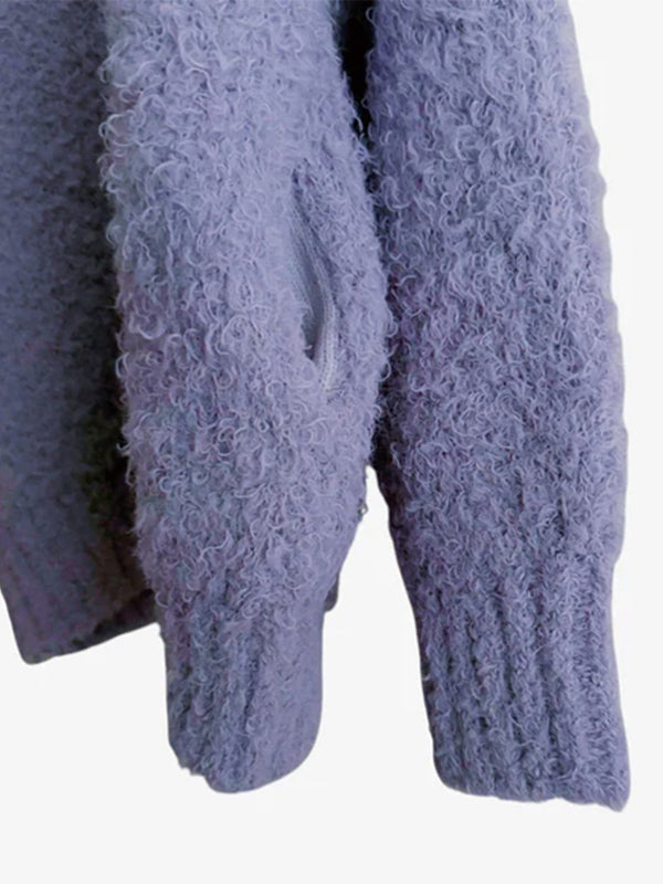 SHAGGY KNIT CARDIGAN